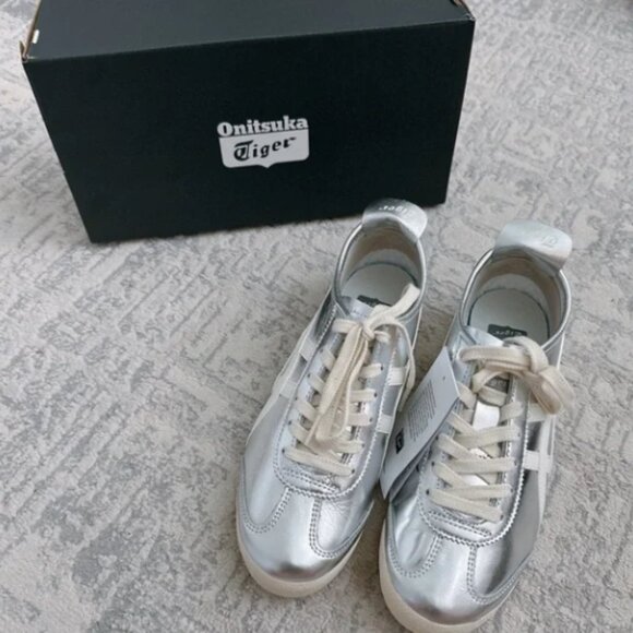 Asics Onitsuka Tiger Mexico 66 Silver Off White - Picture 1 of 4